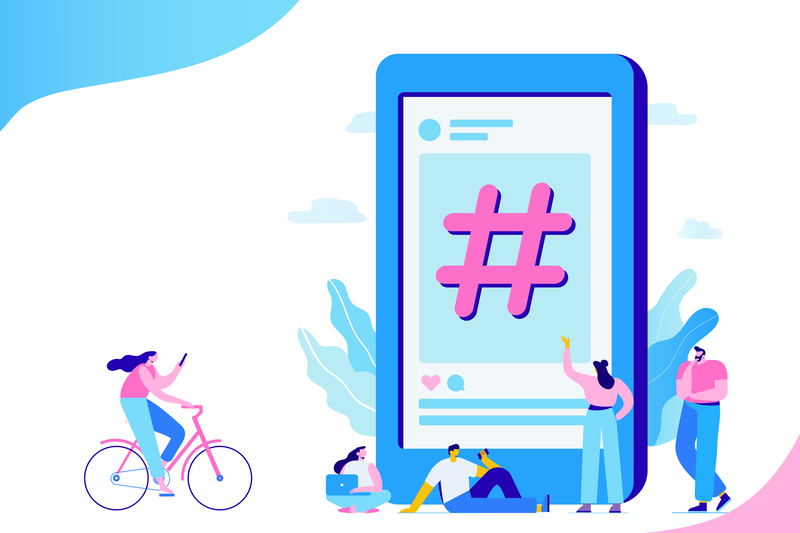 Uso de Hashtags no Instagram e Twitter
